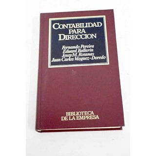 Contabilidad Para Dirección